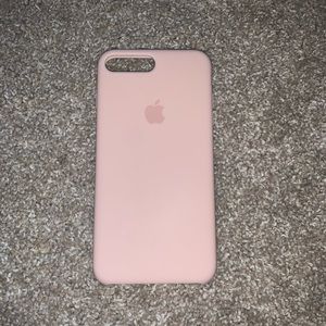 Pink sand apple case iPhone 8 plus